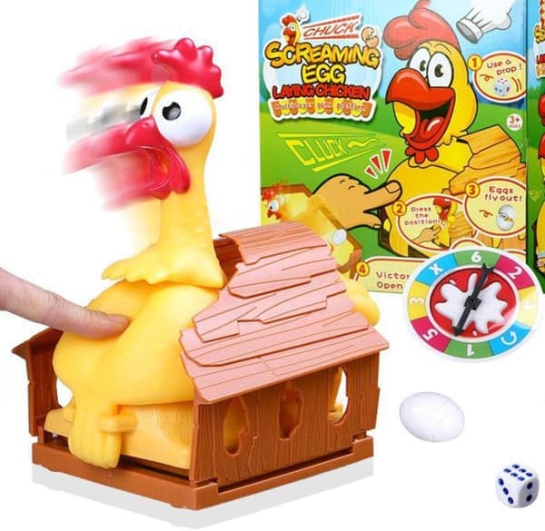 Happy Trick Hen Egg Laying Funny Toy Hobby Joke Gift