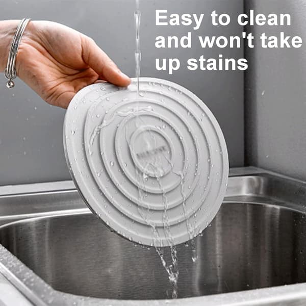 Insulated Silicone Placemat, Lunch Mat, Round Mat, Drink Coaster, Home and Office Accessory, Decorative Mat, 18cm/7in Thick.