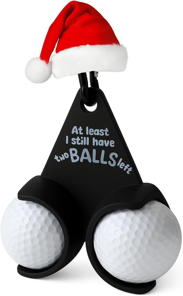 Golfboldclips – sjove golfgaver til mænd, julesokfyld og prank golfgave tilbehør.