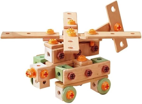 158-Piece Building Set with Drill for Kids - STEM Construction Kit with Electric Toy Drill & Case, Educational Engineering Toy for Ages 3-8
