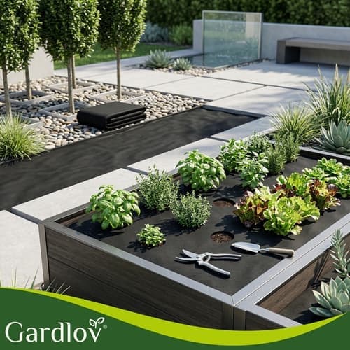 Ogräsduk/markduk/marktäckare - 50 g/m² - 1,6 m x 20 m