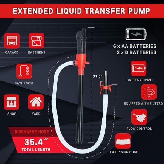 Elektrisk Sifonpump – Bränslepump för Bensin, Diesel