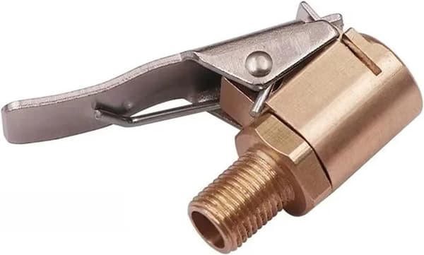 Inflationsforbindelse 8 Stk Universal Dækpumpe Dyse Bil Luftpumpe Adapter Hurtigudløser Forbindelse Clip-on Design Messing Materiale