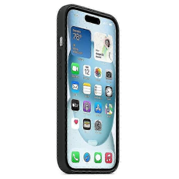 Apple iPhone 15 Plus silikonecover med MagSafe - Sort