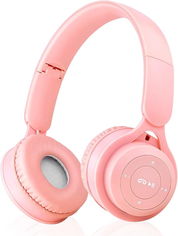 Trådlösa hörlurar barnhörlurar barnhörlurar Bluetooth-hörlurar barnhörlurar (vit)