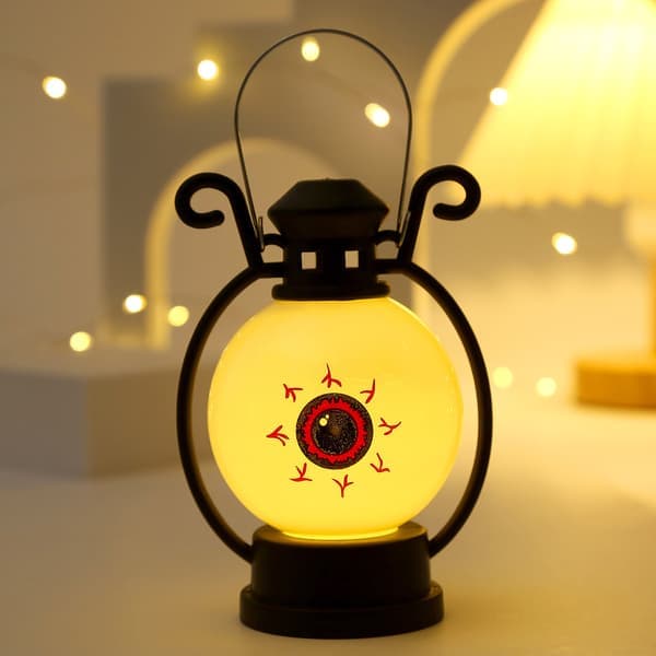 Mini Halloween Lanterne LED Elektronisk Lanterne Bærbare Græskar Lamper