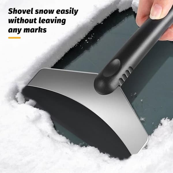 Isskraper for bilfrontrute, ripefri snøskraper med ergonomisk grep, vinterbiltilbehør egnet