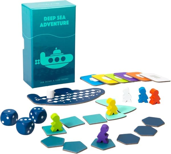1 sarja  \"Deep Sea Adventure \" lautapeli, perhepeli, hauska korttipeli, lomapeli