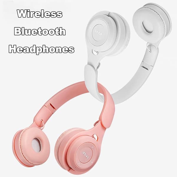 Trådlösa hörlurar barnhörlurar barnhörlurar Bluetooth-hörlurar barnhörlurar (vit)