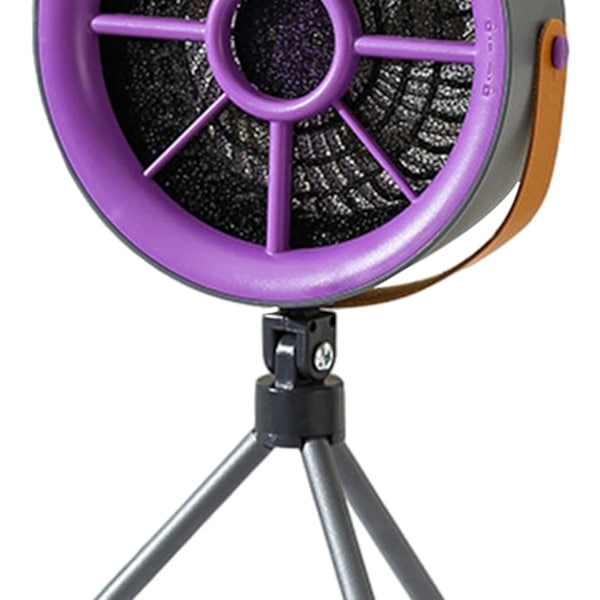 Kompakt emhætte/ventilator/mini emhætte, velegnet til grill og camping. Grå (lilla)