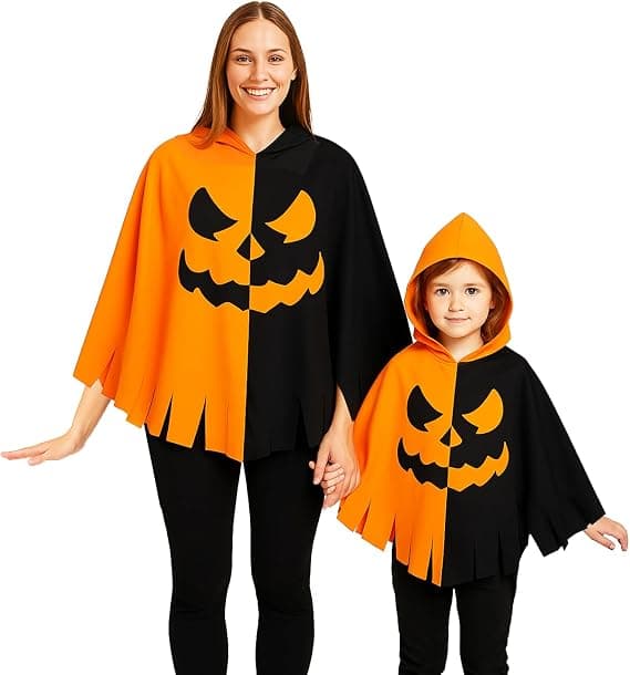 Halloween græskar kostumer, voksne græskar kapper, kvinders Halloween kostumer, børns Halloween kostumer