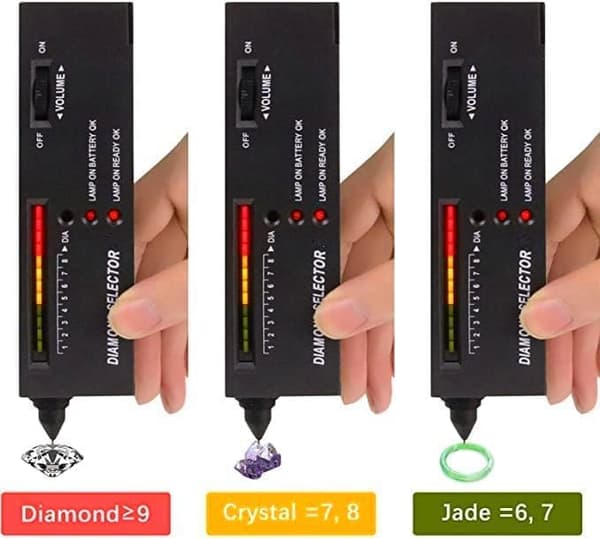 Gull- og sølv- og diamanttester, profesjonelt gulltestsett, voksblyantbatteri, edelstenstester