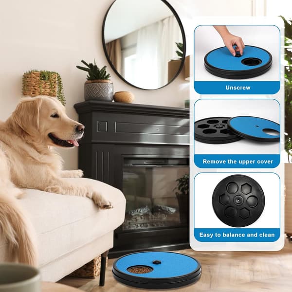 Hundklösbräda - Filttrimmerbräda för trimning och klösning med sandpapper blå