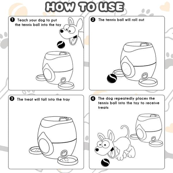 Interaktiivinen koiran pulmalelu - 2-in-1 pallo