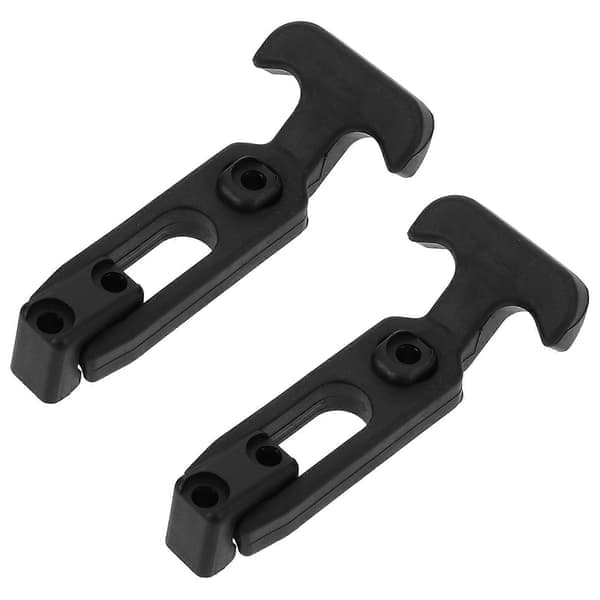 T-Handle Hasp Rubber Car Hood Catches Vibration Absorbing Flexible Preload 2-set