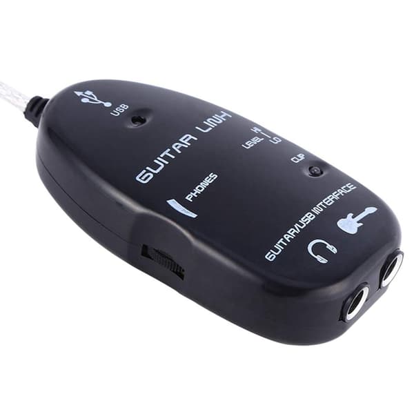USB-kitarakaapeli kitarasta USB-liitäntäkaapeliin, linkkiääni PC-tallennussovittimelle