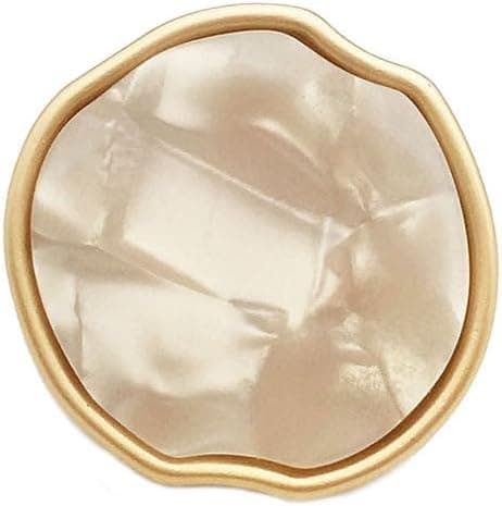 15 mm skalimitation æbleformede knapper med skaft - søde harpiksknapper til damecardigans og -sweatre (10 stk.)