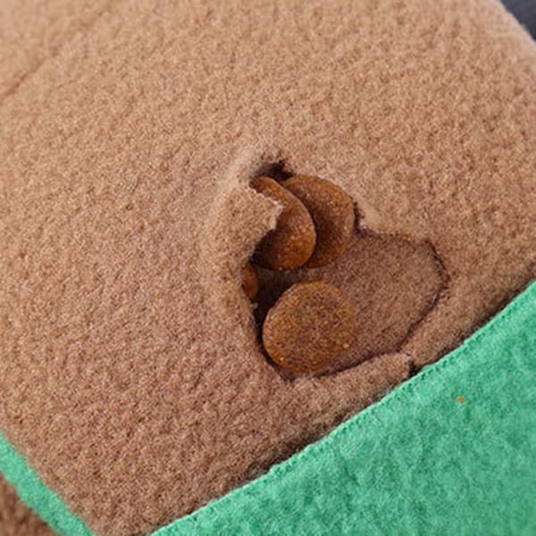 Snusemåtte til Hunde - Interaktivt Puzzle Foderlegetøj & Slow Feeder, Mental Stimulation til at Reducere Kedsomhed for Hvalpe & Hunde (Grøn)