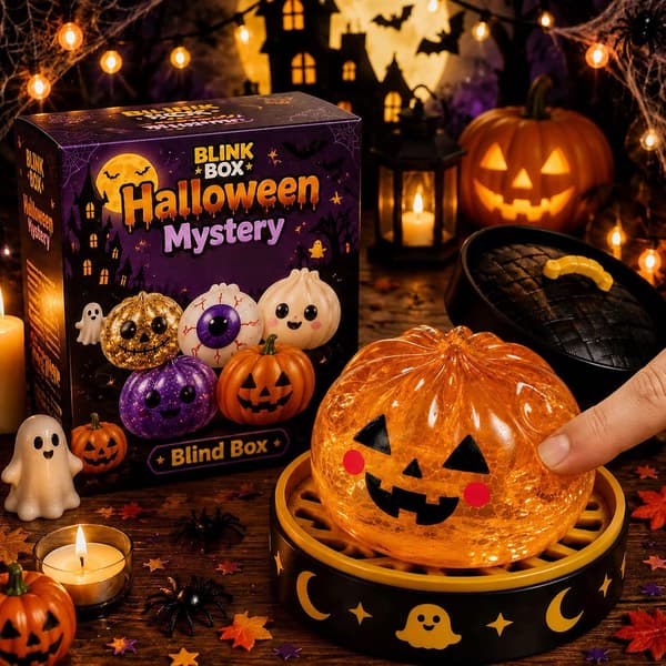 Halloween Spooky Ghost Dumpling, Dumplings Squishy med Steamer Stressbolde Stressaflastning Fidget Sensorisk til Helligdags- og Fødselsdagsgaver
