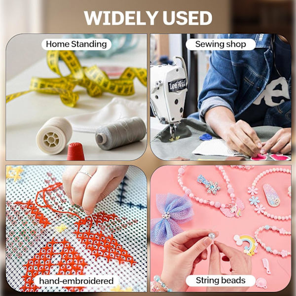 Synålsisætter, plastik synålsisætter til håndsyning, sy tilbehør, nem isætning, egnet til håndsyning og patchwork (3 stk.)