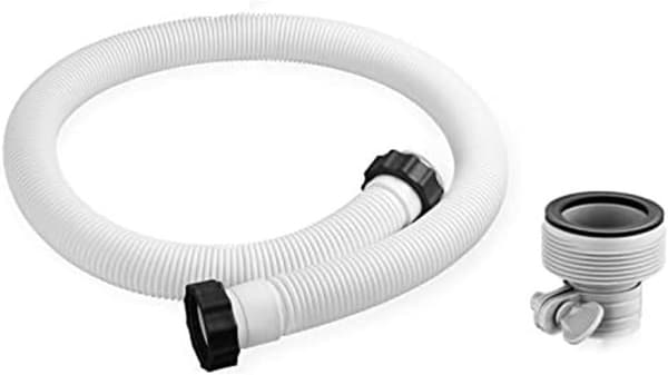 Poolslangar för filterpumpsbyte med typ B-adapter, 59 tums slangkit för 1,5-tumsanslutningar, PE/EVA för pool ovan jord