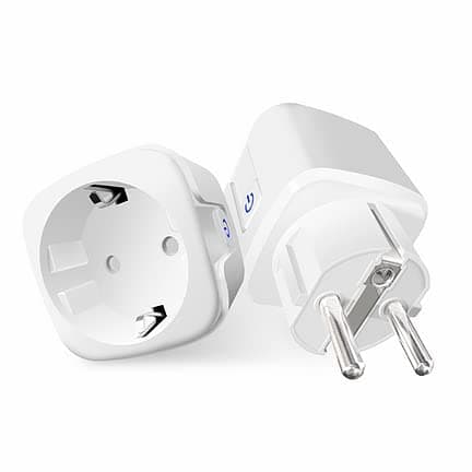Homekit Smart Plug-stikkontakt fungerer med Apple Homekit, Siri stemmestyring, timerfunktion, EU, 16A