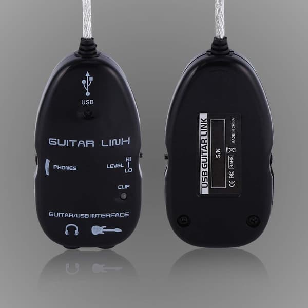 USB-gitarledning Gitar til USB-grensesnittkabel Koble lyd for PC-opptaksadapter