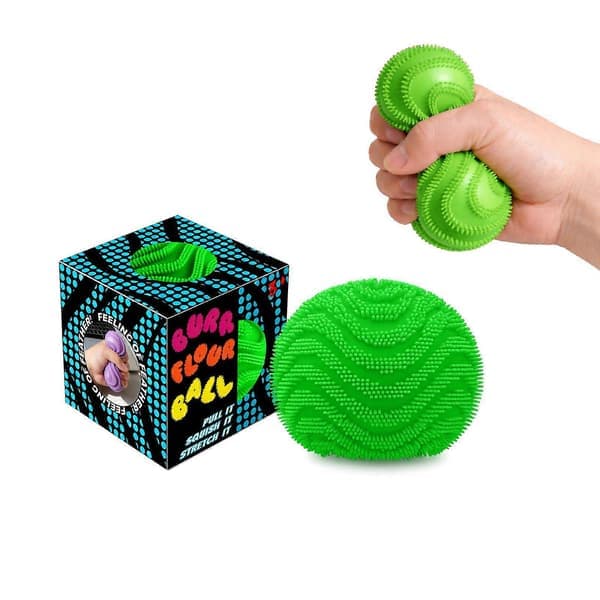 Fuzz Squishy Stressbold - Blødt Fidget Legetøj til Angstlindring, Sanseleg for Børn