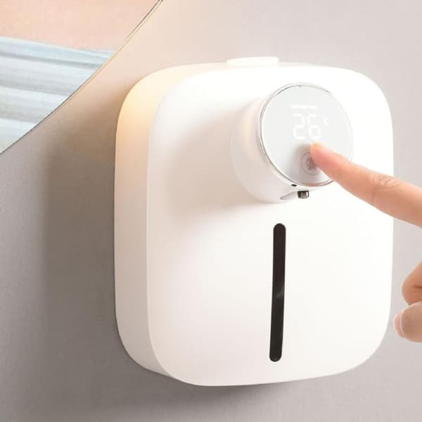 Moderne Touch Sæbedispenser Vægmonteret Genopladelig Smart Sensor til Hjemmekontor