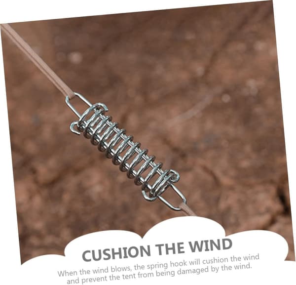 4st Tältfjäderspännen Repsträckare för Utomhuscamping Bungee Cords Hemmagym