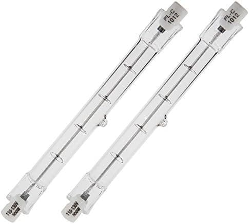 5-pakning 300W dimbar R7s lineær halogenpære sikkerhetsspotlight 118mm