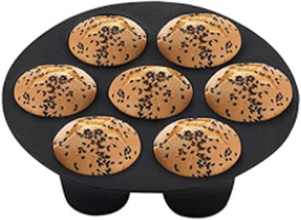 7-kopps silikonmuffinsform til airfryer, muffinsbrett, muffinsformer, til baking av muffins, muffinsformer, non-stick muffinsbrett bakeform