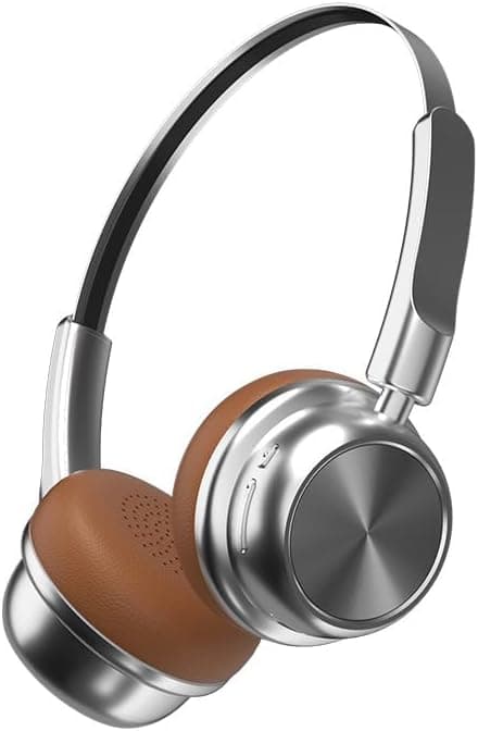 Retro Bluetooth 5.4 Over-Ear Hodetelefoner, 14 timers spilletid, ENC Støyreduksjon