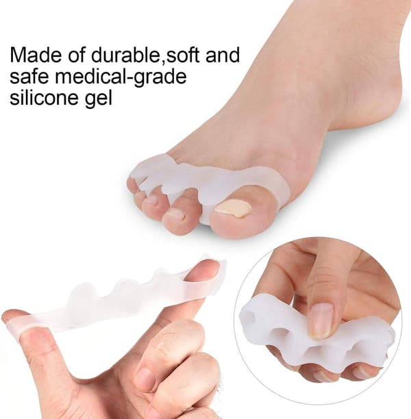 Hallux valgus-korrigerare 1 par, vit