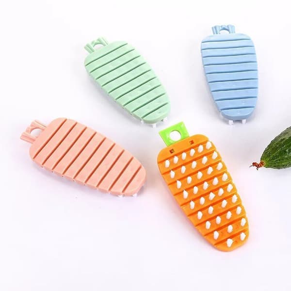 Random Vegetable Scrubber Brush Cleaning Brush Kitchen Cleaner Carrot Potato Surface Brush Kitchen Utensils