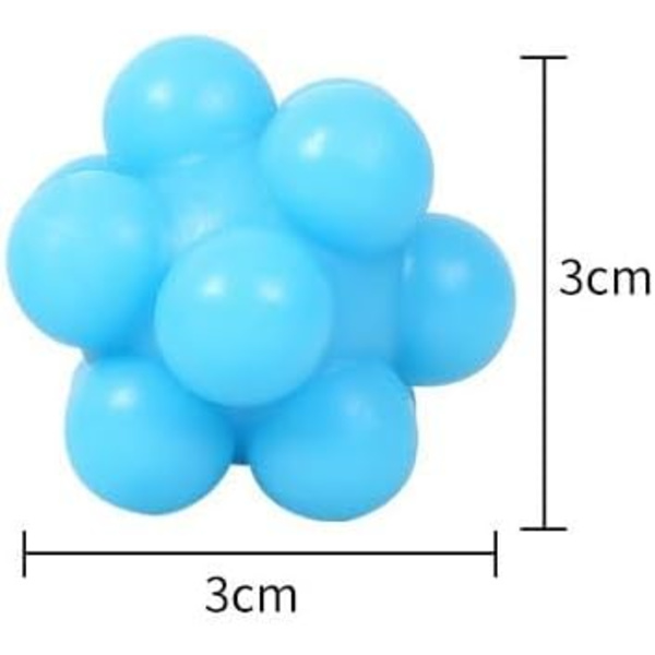 Multifunktionel elastisk bold til katte, bidesikre interaktive kattelegetøj, højelastisk, bruges til selvunderholdning og lindring af kedsomhed.