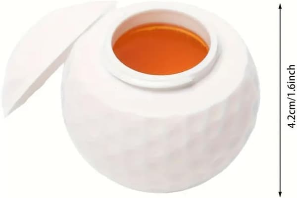 3-pack minigolfbollformade shotglas, nyhetsshotglas, perfekt present för golfentusiaster