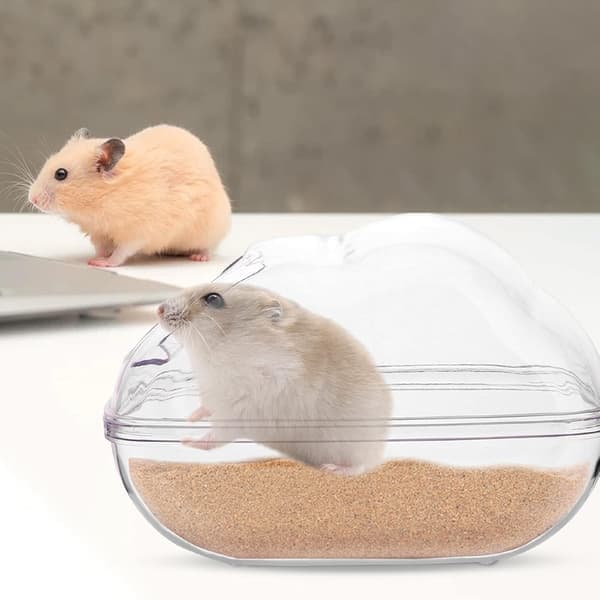 Hamster Sandbadbeholder Lite Kjæledyrbadekar
