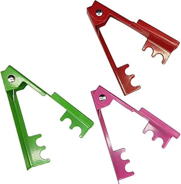 3 STK Torn- og Bladstripper Strippeværktøj Rosefjernelse Grater Tang (Grøn, Pink, Rød)