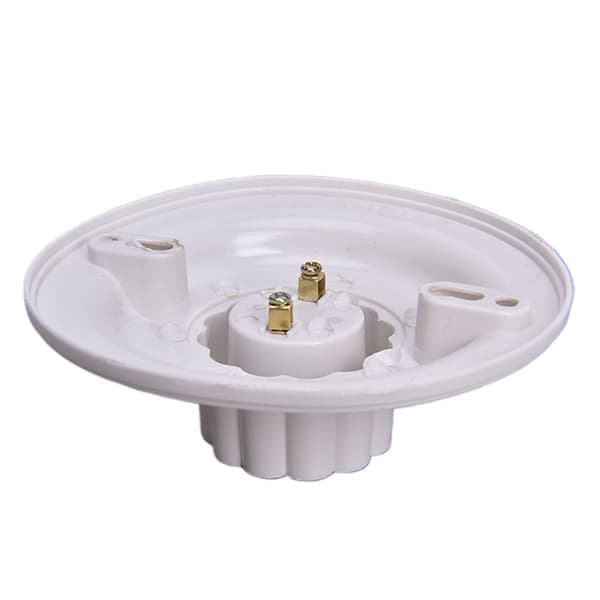 E27 LED pæreholder, rund E27 base pendellampe, så hvit.