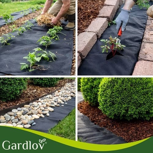 Ogräsduk/markduk/marktäckare - 50 g/m² - 1,6 m x 20 m
