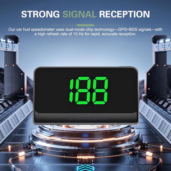 Bil Head-Up Display, Universal High Definition Forrude Speedometer Projektor, Bil HUD Digital Speedometer, til de fleste biler, lastbiler, SUV'er