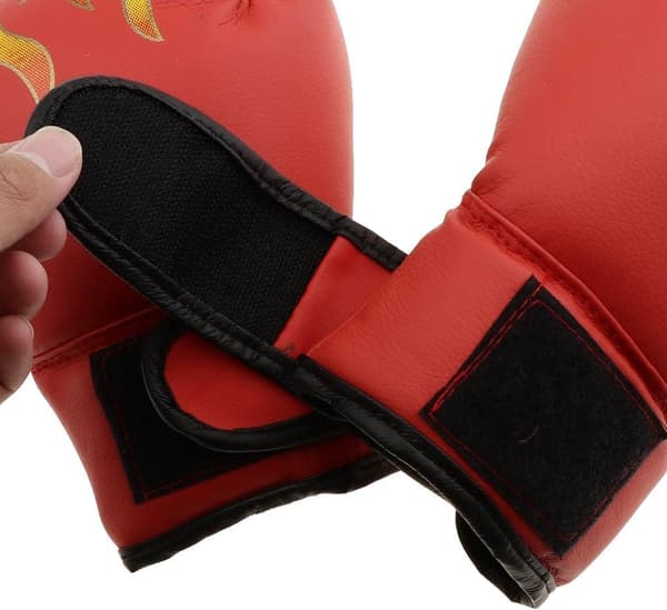 Boksehandsker Børn Junior Ungdom Sparring Træning Kickboxing one size Rød red