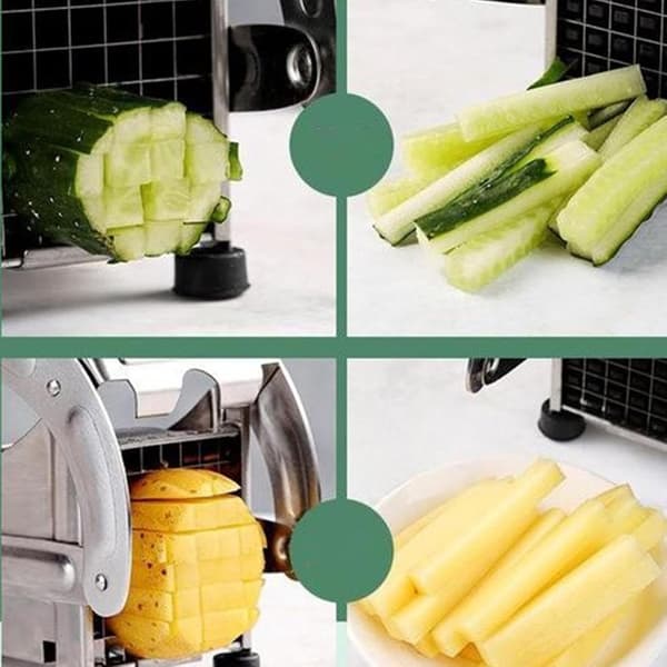 Erstatningsblad for pommes frites-kutter - 36 innsats-terningblader Kommersiell grønnsakskutter-terningblad-erstatning, grønnsakskutter fruktskjærer,
