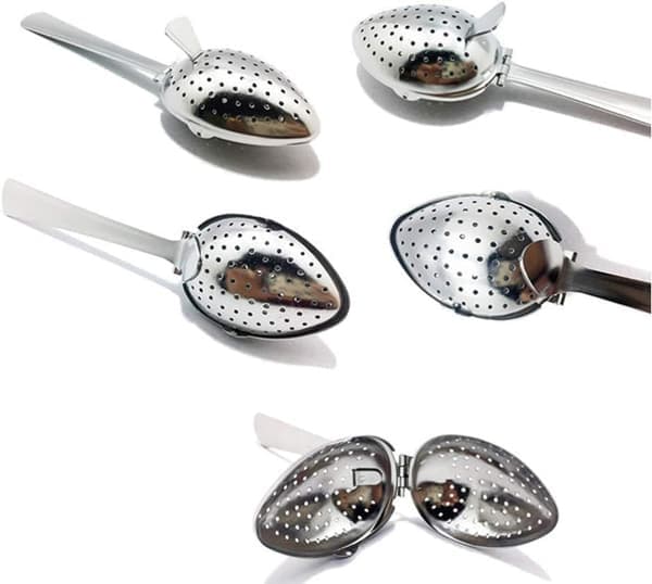 Tesold Snap Ball Rustfrit Stål Tesold Infuser til Løsbladste Sølv 2 stk