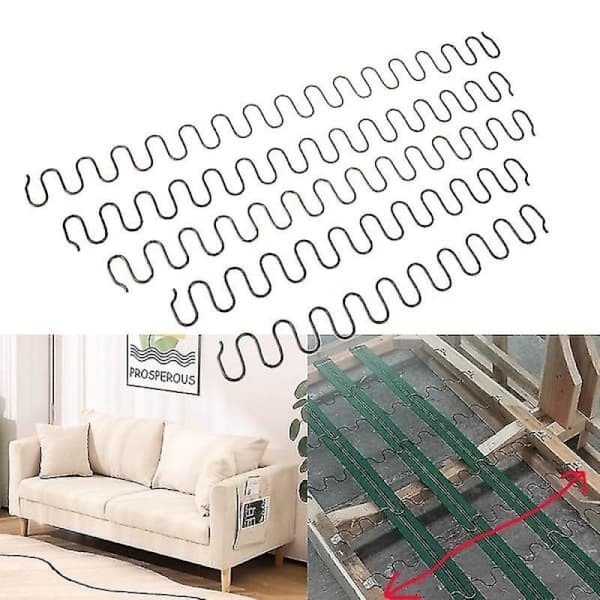 Erstatningsfjærer til sofa, fjær med klips, 50 cm lang 50cm 50cm