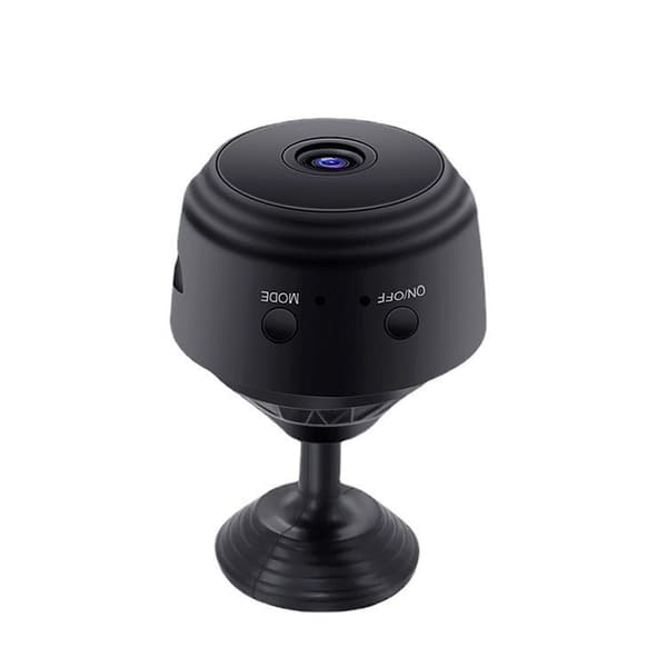 Mini Trådlös Kamera, HD Trådlös Säkerhetskamera med WiFi, Lång Batteritid, Dold Mikrofon Actionkamera (Snap-On)