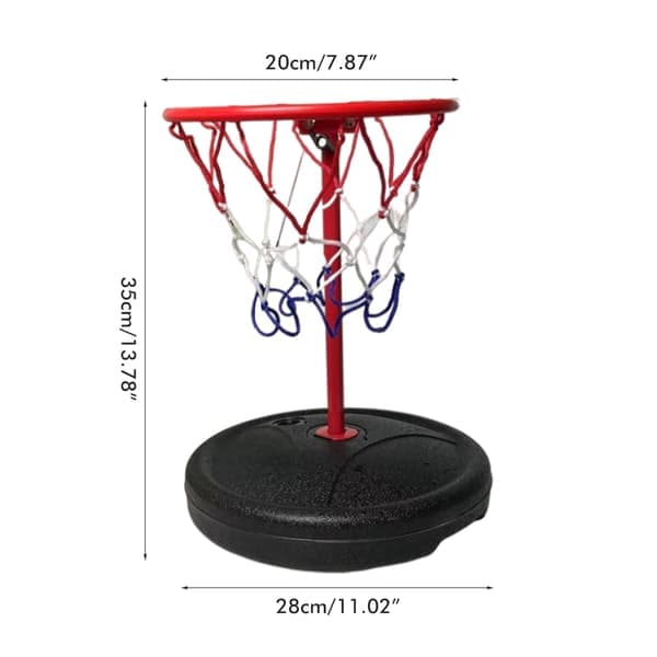 Flydende basketballkurv til poolspil, et sommervandlegetøj velegnet til børn og voksne.