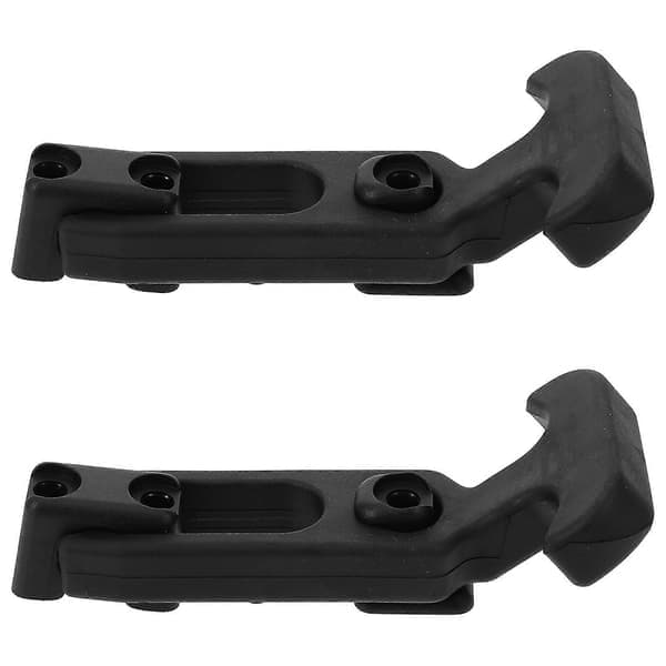 T-Handle Hasp Rubber Car Hood Catches Vibration Absorbing Flexible Preload 2-set