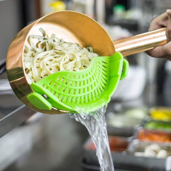 Silikone clip-on si til alle gryder og pander Grøn green